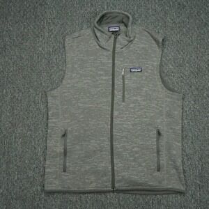 Patagonia Better Sweater Mens Large Gray Full Zip Pockest Fleece 25881